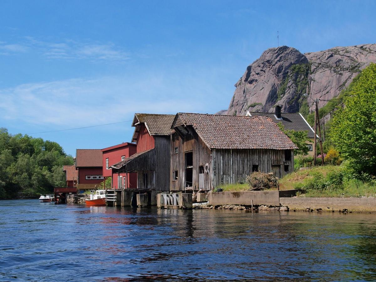Villa Logbua - House On The Sea Åna-Sira Esterno foto