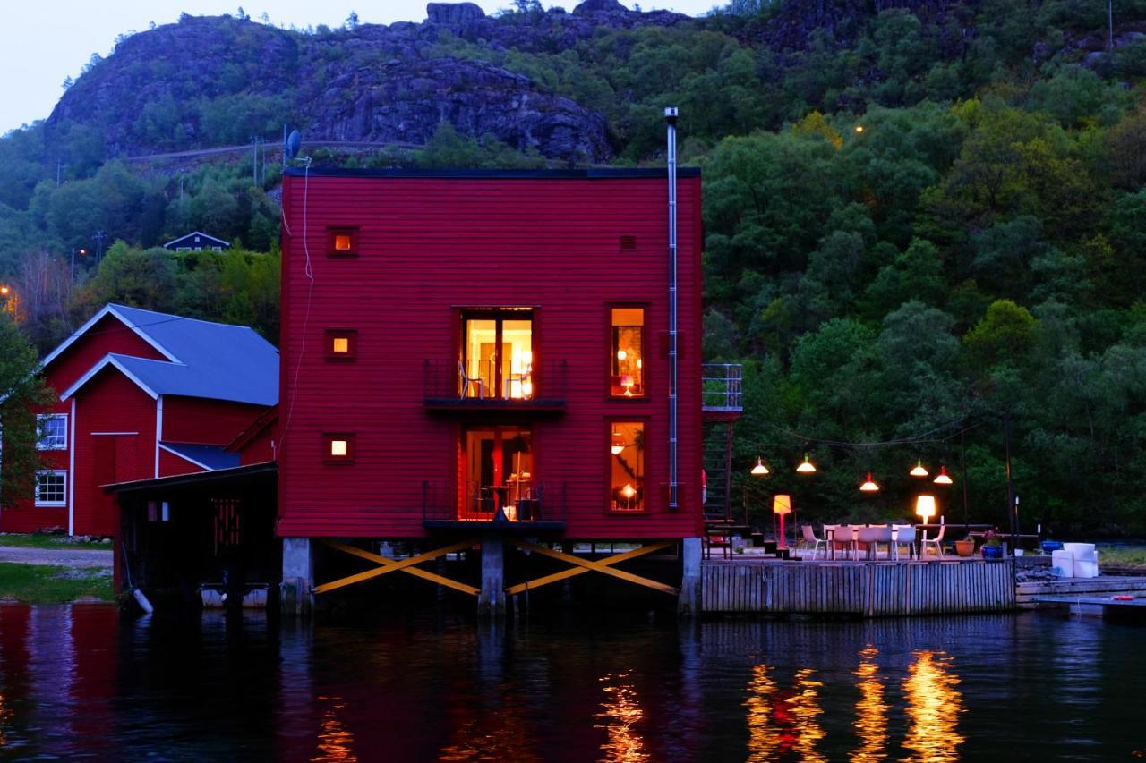 Villa Logbua - House On The Sea Åna-Sira Esterno foto